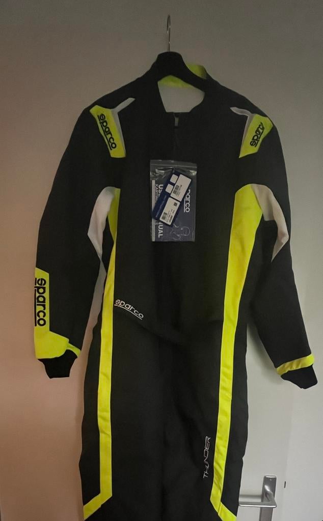 Nieuwe Sparco K43 Thunder met schoenen en handschoenen (L), Sport en Fitness, Karting, Verzenden, Nieuw, Kleding of Schoenen