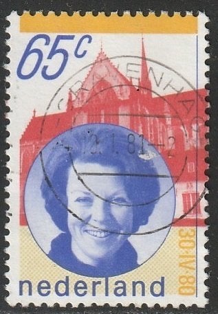 Nederland 1981 1215a Beatrix 65c, Gest Den Haag, Ophalen of Verzenden, Na 1940, Gestempeld