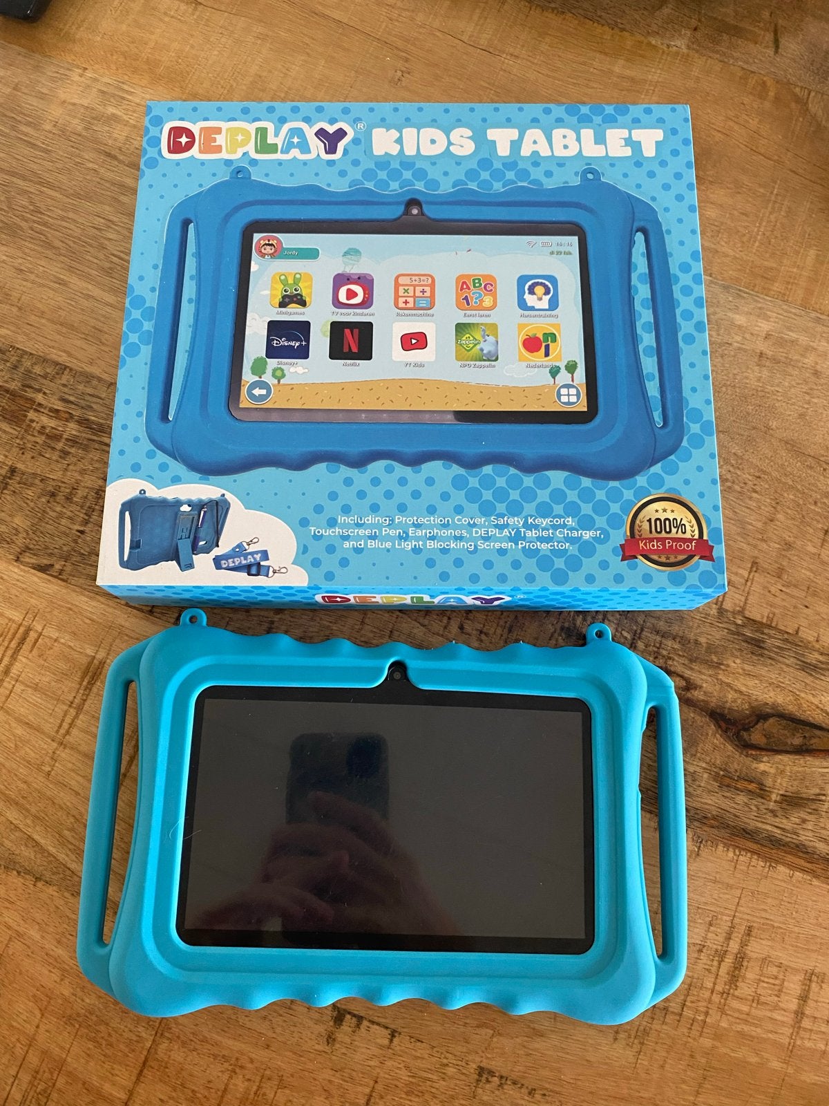 Deplay Kids Tablet blauw, Computers en Software, Android Tablets, Gebruikt, Wi-Fi, 7 inch of minder, 32 GB, Uitbreidbaar geheugen