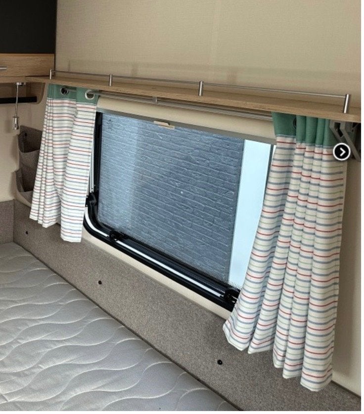 Gordijntjes caravan, Ophalen of Verzenden, Zo goed als nieuw