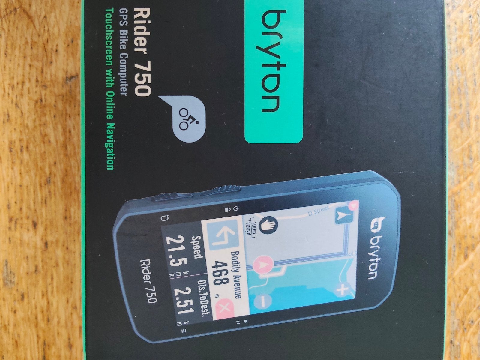 Bryton Rider 750 GPS Fietscomputer met Navigatie, Fietsen en Brommers, Ophalen, Draadloos