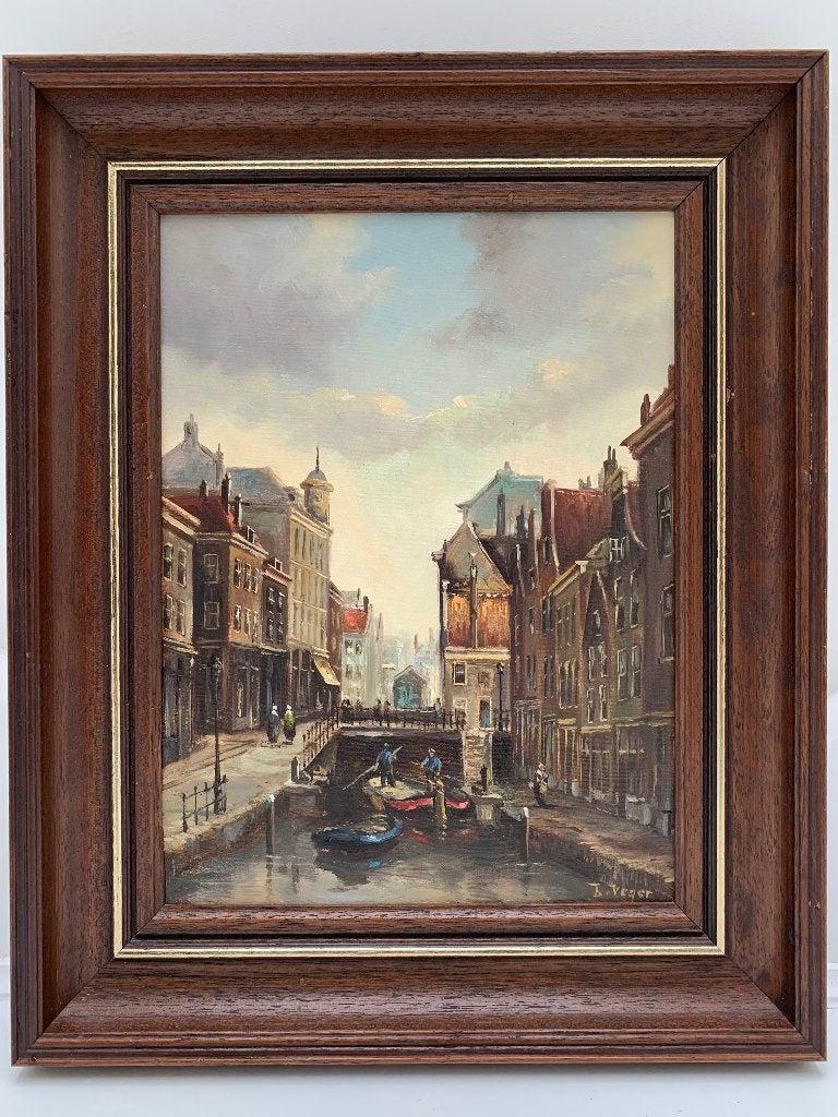 Prachtige schilderijen van B. Veger!, Antiek en Kunst, Ophalen, Klassiek, Gedateerd, Landschap