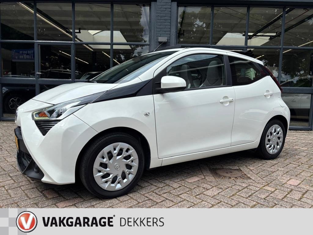 Toyota Aygo 1.0 VVT-i x-play cabriotop (1e eig-dealer onderh, Auto's, Voorwielaandrijving, Stof, Gebruikt, Euro 6