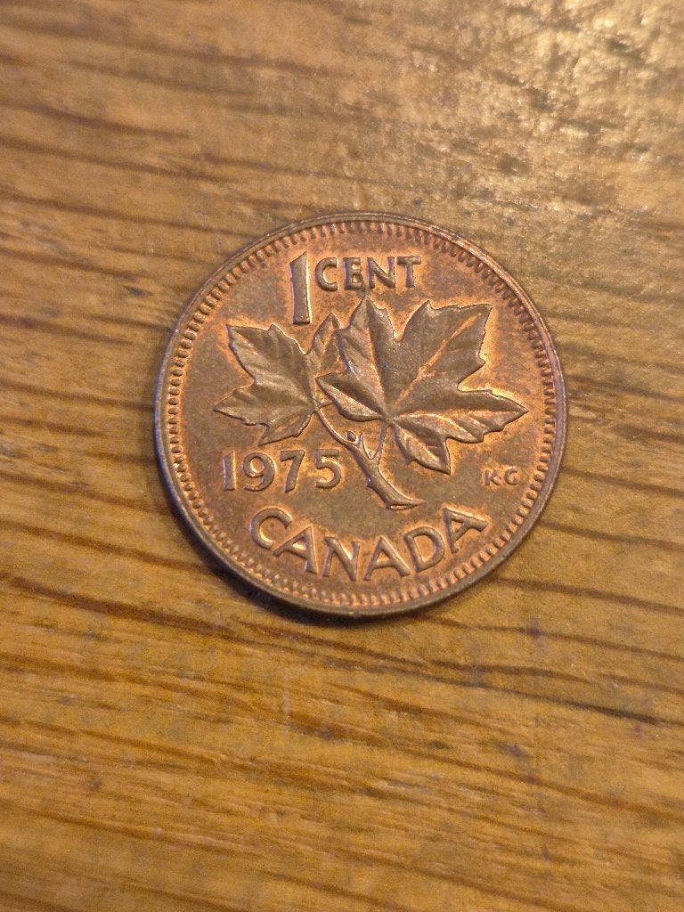 Canada - 1 Cent 1975, Ophalen of Verzenden, Noord-Amerika
