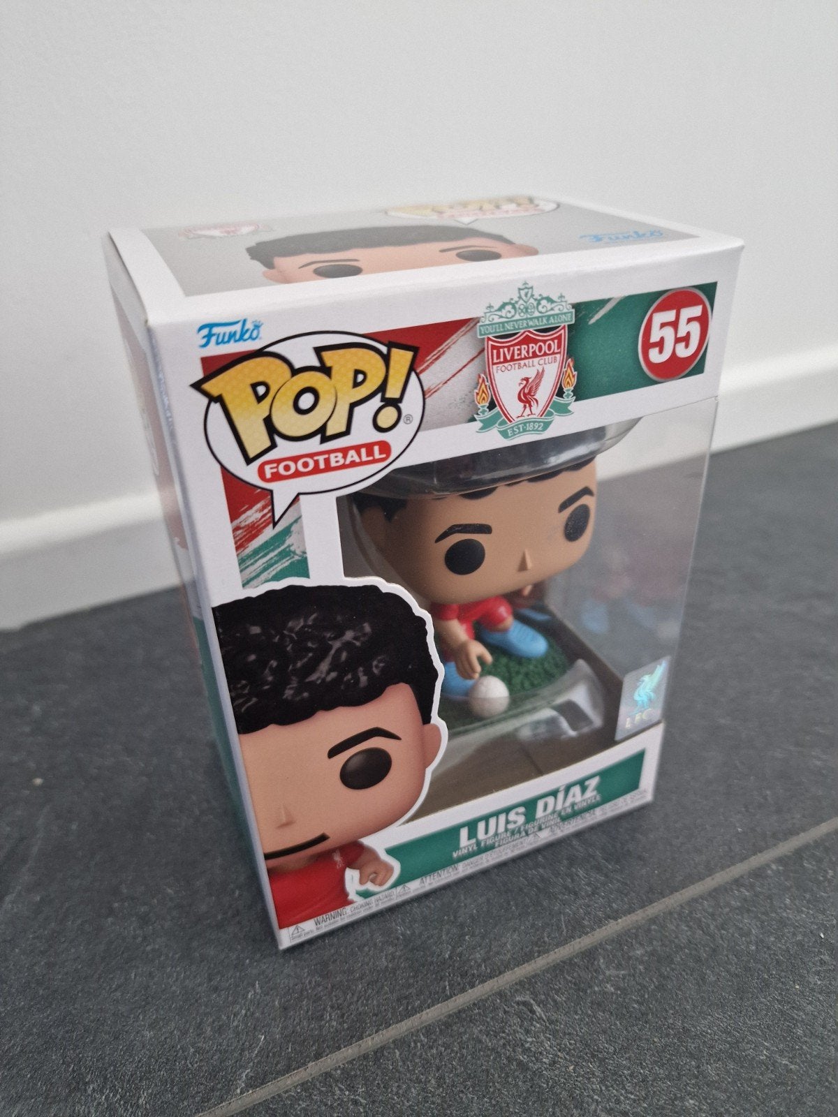 Funko Pop! Luis Díaz Liverpool FC Voetbal #55, Verzamelen, Poppetjes en Figuurtjes, Ophalen of Verzenden