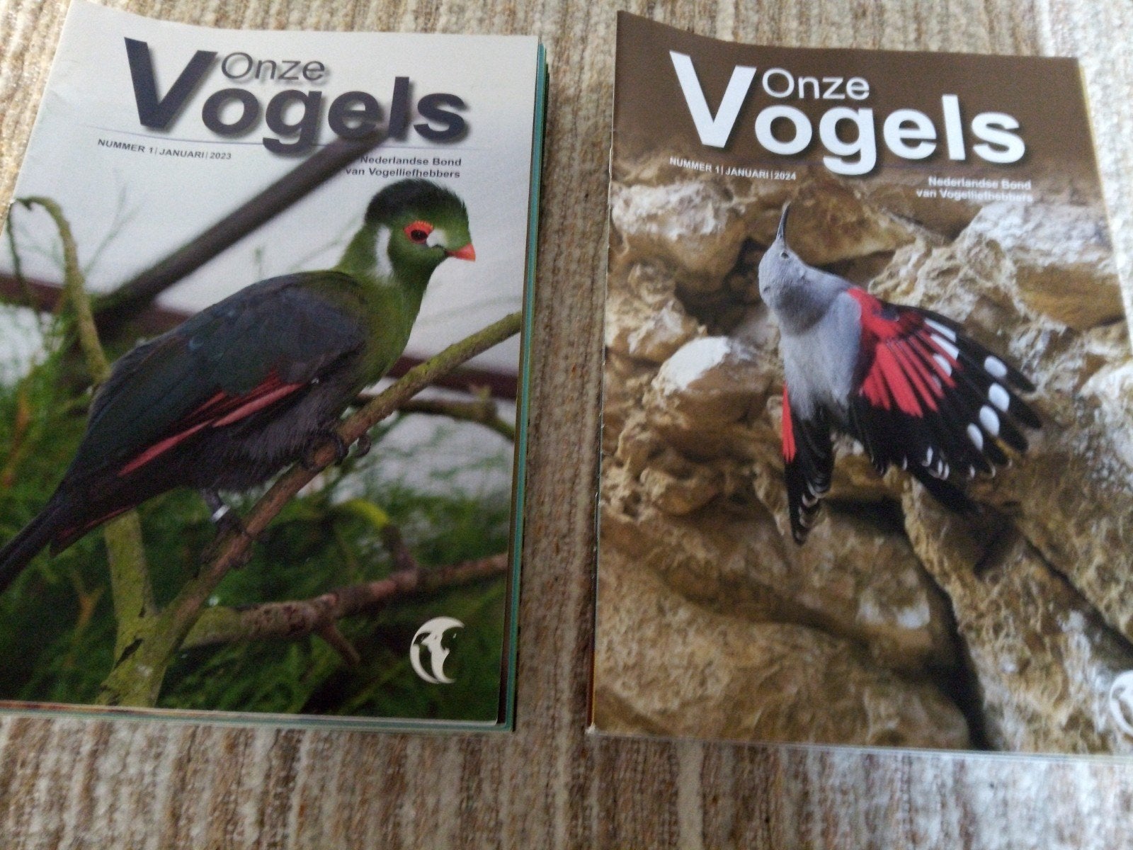 Onze Vogels NBvV 2023 en 2024 Complete Jaargangen ZGAN !!!, Ophalen of Verzenden, Zo goed als nieuw, Overige typen
