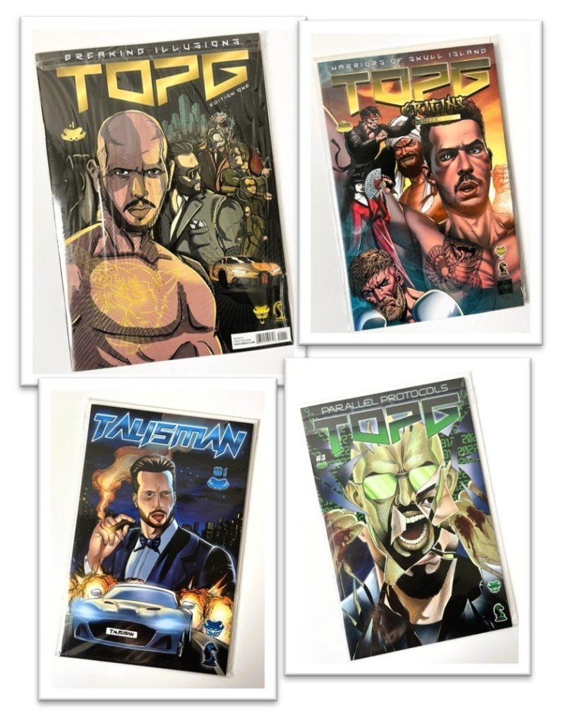 Andrew Tate - FULL SET TOP G DNG Comic Book RARE - 2023, Amerika, Andrew Tate, Complete serie of reeks, Nieuw