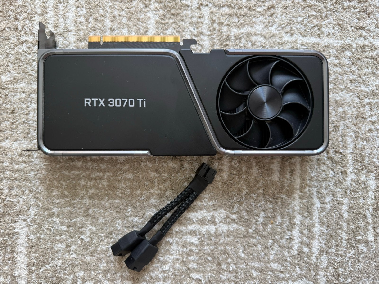 Nvidia rtx 3070 TI 8GB founders edition, Computers en Software, Videokaarten, Ophalen, Zo goed als nieuw, GDDR6, PCI-Express 4