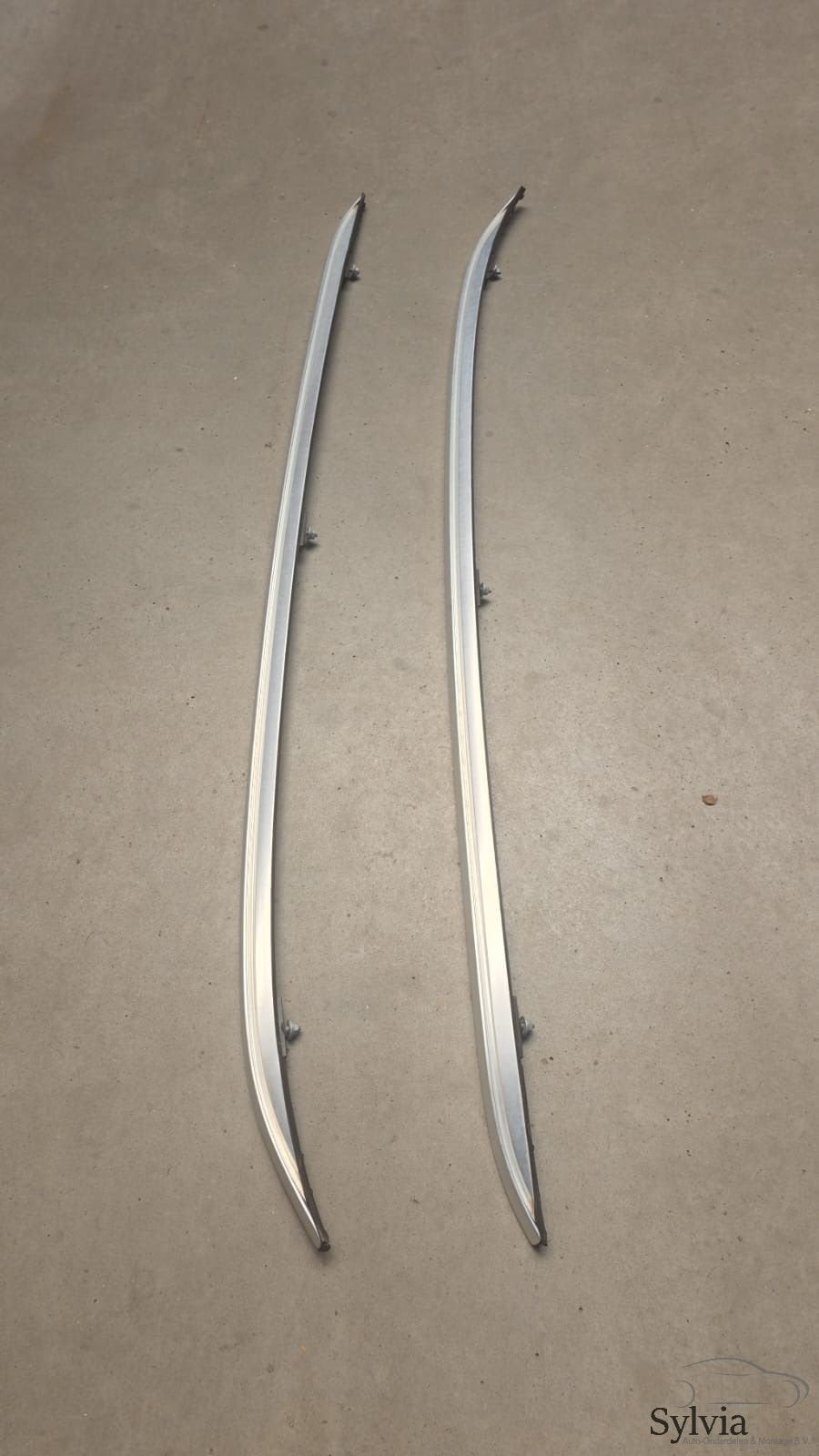 Dakrails Set Links en Rechts Zilver BMW 51137230207 7230207, Gebruikt, -, -, Ophalen of Verzenden