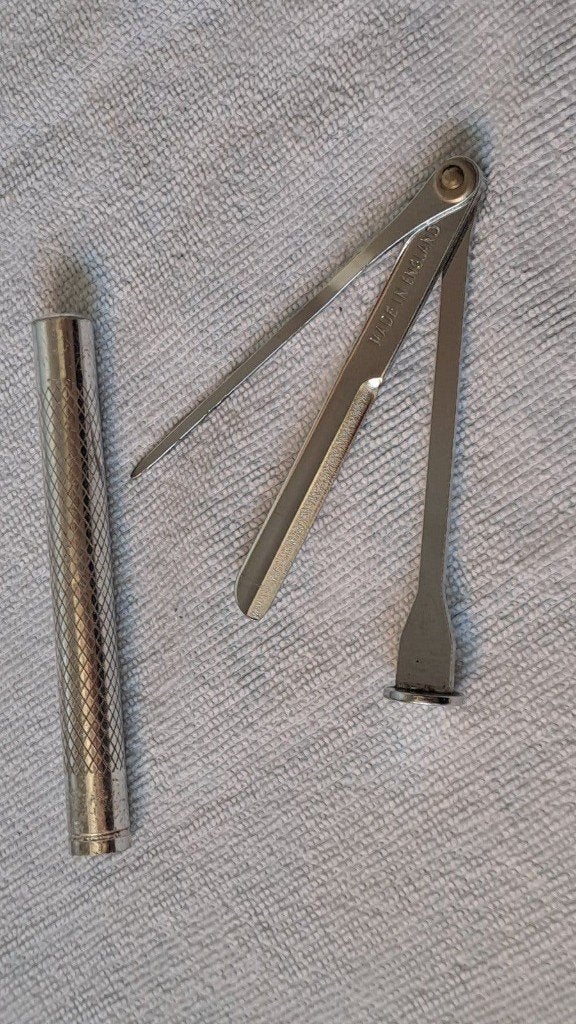 Vintage pijp gereedschap set - Made in England, Gebruikt, Onbekend, Ophalen of Verzenden, Sigarenbandjes
