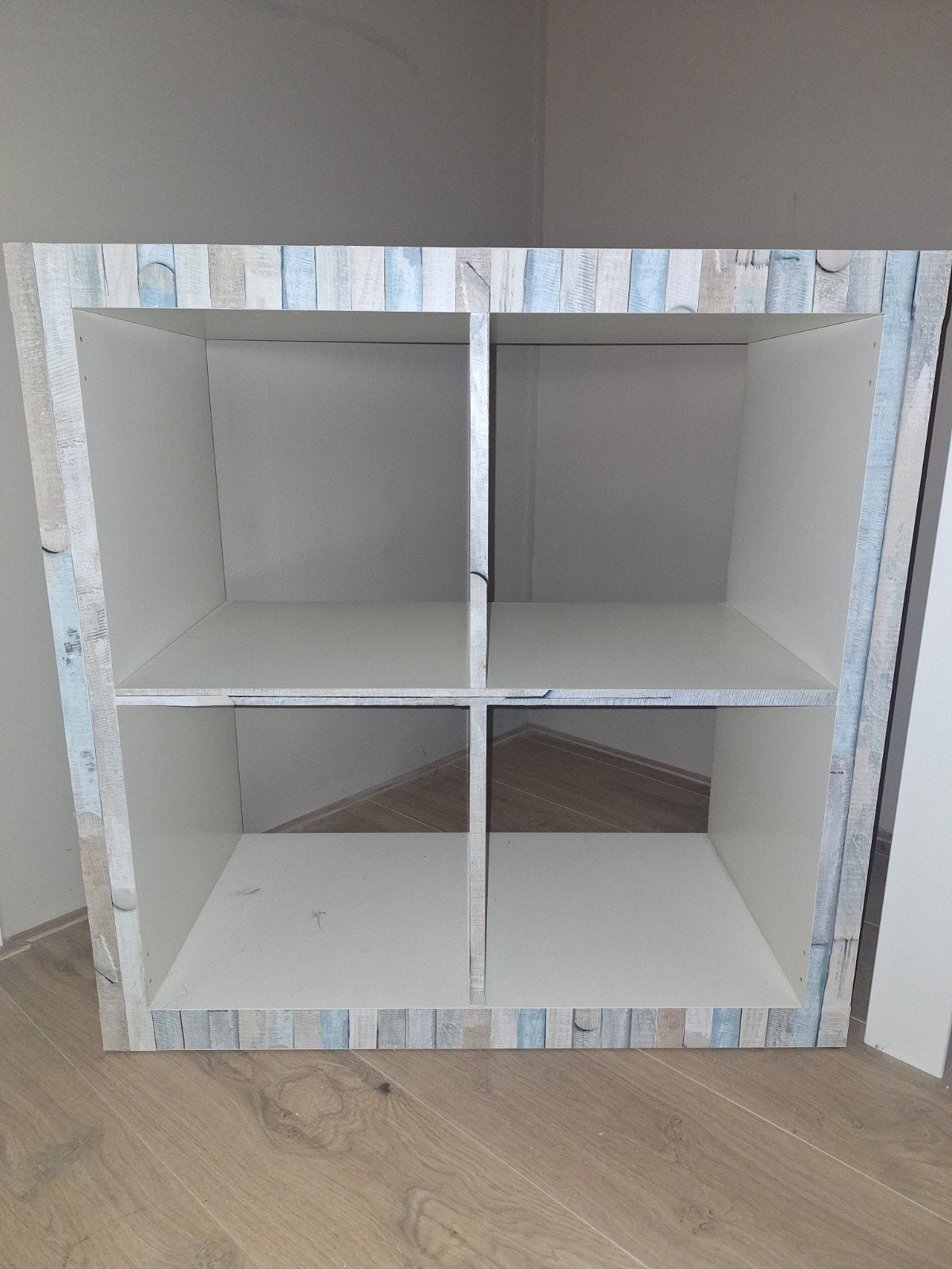 Ikea Kallax kast 4 vak vierkant, Ophalen, Gebruikt, 100 tot 150 cm, 50 tot 100 cm