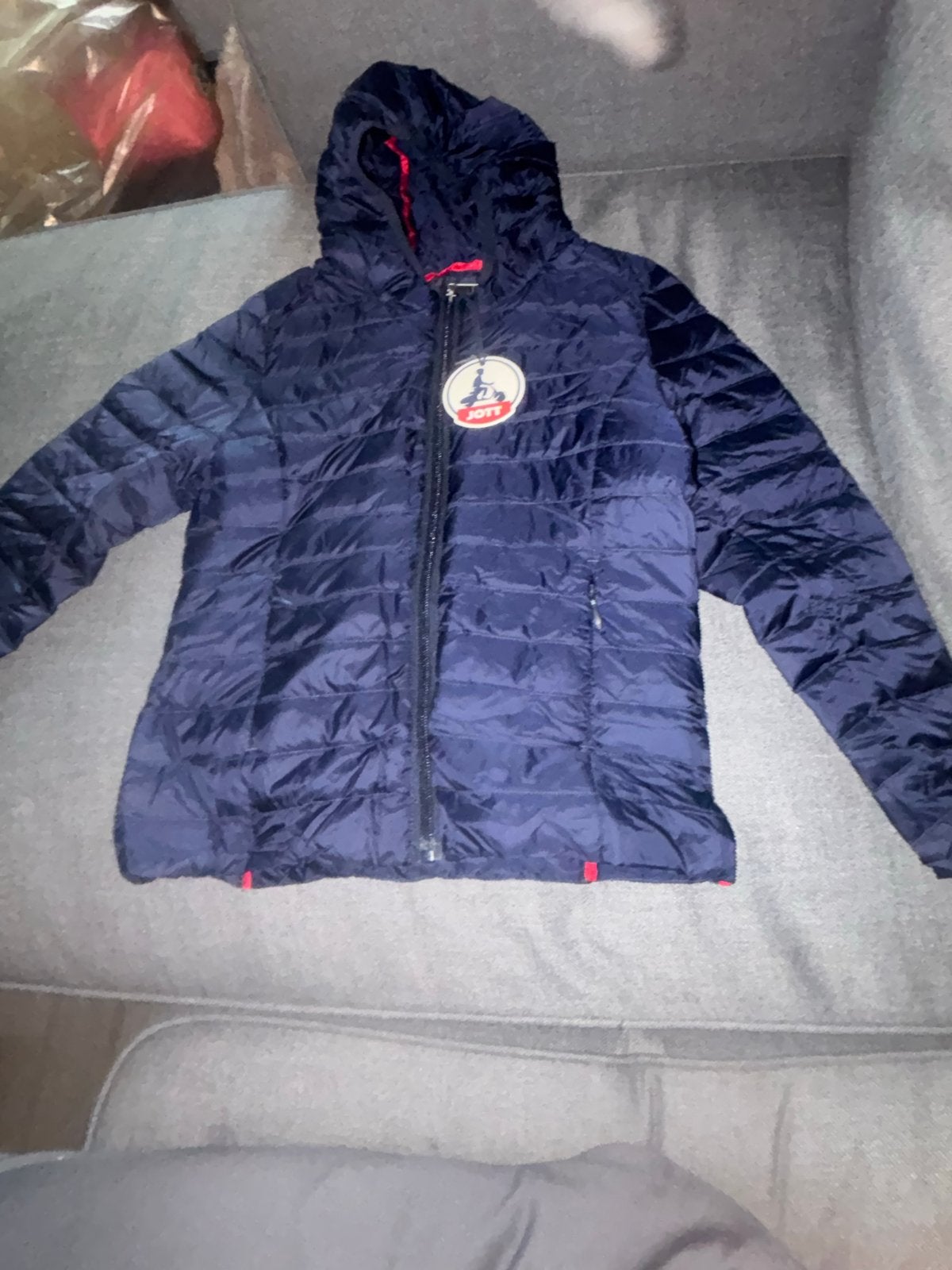 JOTT Carla donsjack - Maat 6/8A - Nieuw met kaartjes, Ophalen of Verzenden, Nieuw, Blauw