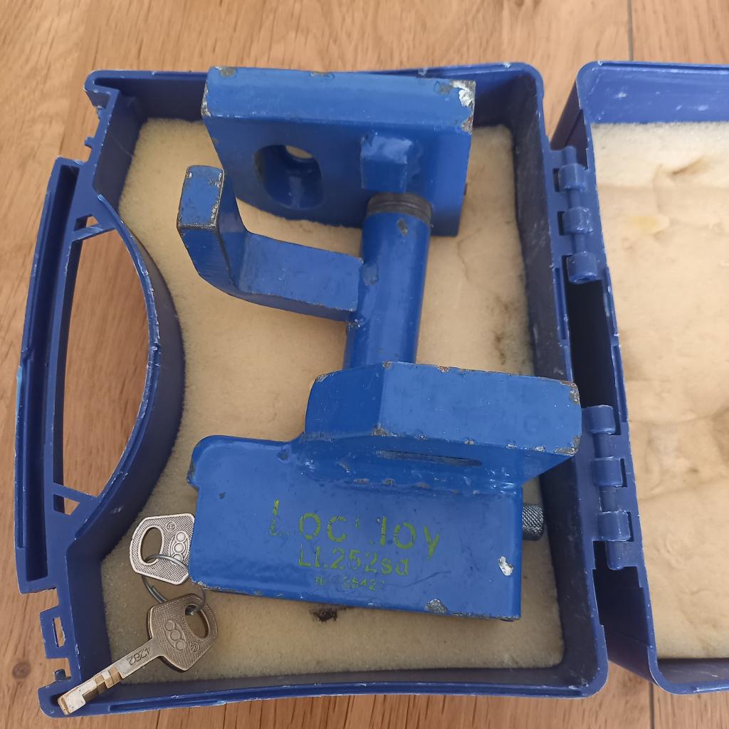 Disselslot Lockloy, Caravans en Kamperen, Caravan accessoires, Ophalen of Verzenden, Gebruikt