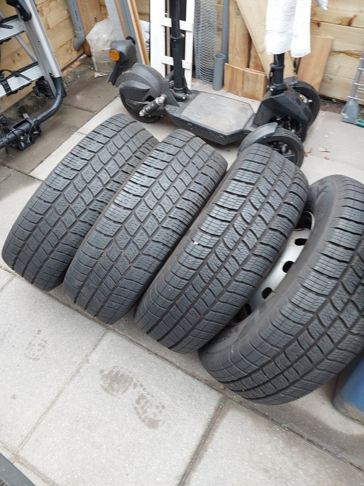 4 All-Season banden 225/70 R15C voor Ducato (10/6mm), Auto-onderdelen, Ophalen, 15 inch, All Season, Band(en)