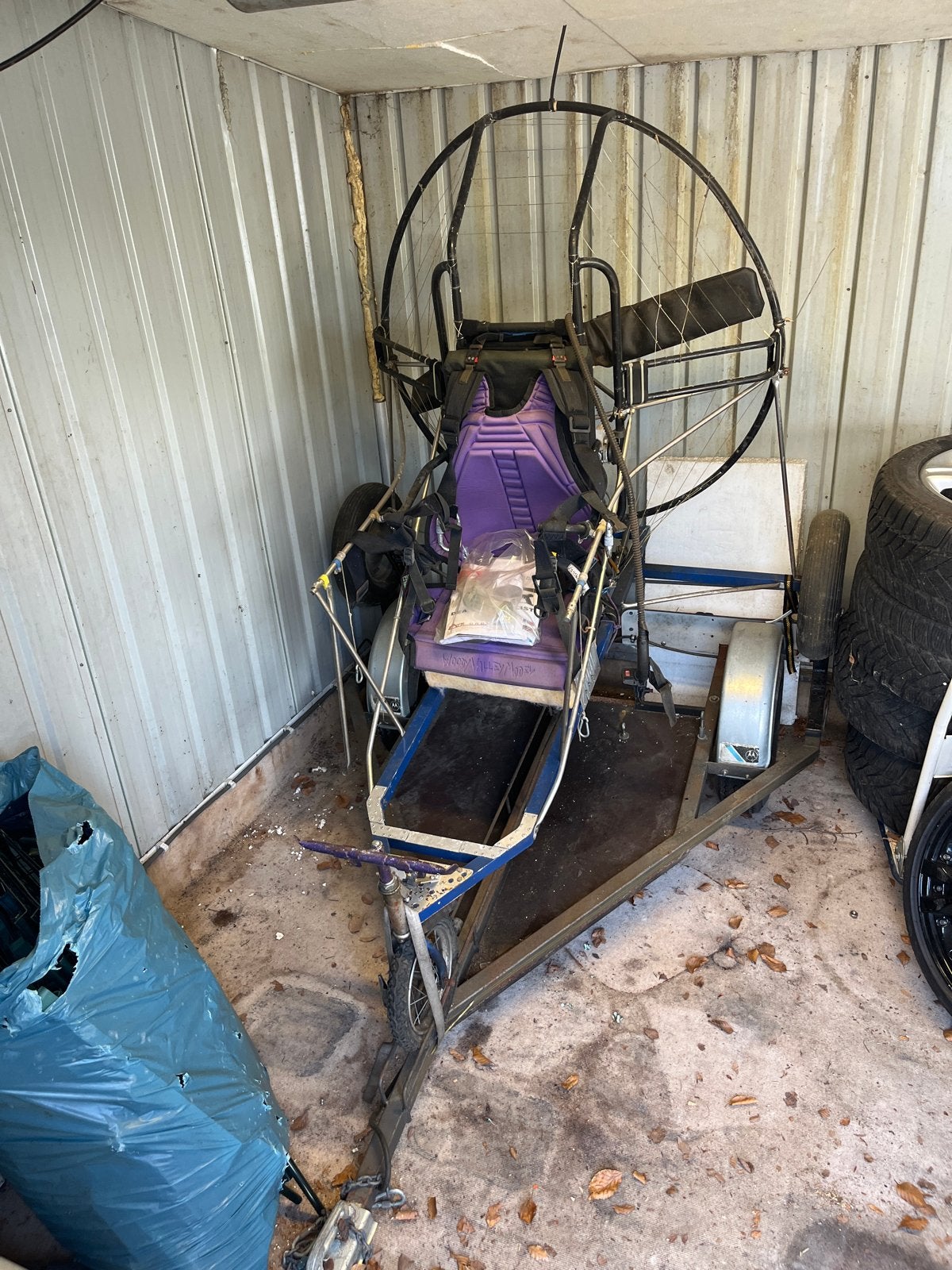Paramotor trike inclusief scherm en aanhanger, Ophalen, Gebruikt, Paramotor, Gemotoriseerd