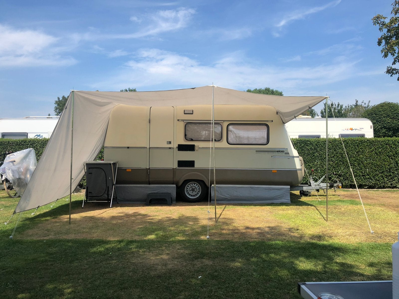 BIOD 400TD. Mooie bohemian/hippie ‘Driekleur’!, Treinzit, 750 - 1000 kg, Particulier, Schokbreker