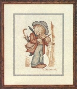 Borduurpakket Hummel the little fiddler 4601, ., Nieuw, Ophalen of Verzenden, .