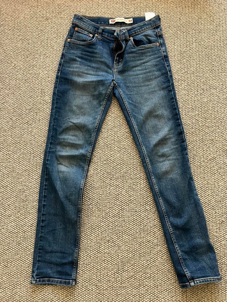 2x Levi spijkerbroek (model 512 en model 551) - mt 16A, Kinderen en Baby's, Ophalen of Verzenden, Zo goed als nieuw, Jongen, Broek