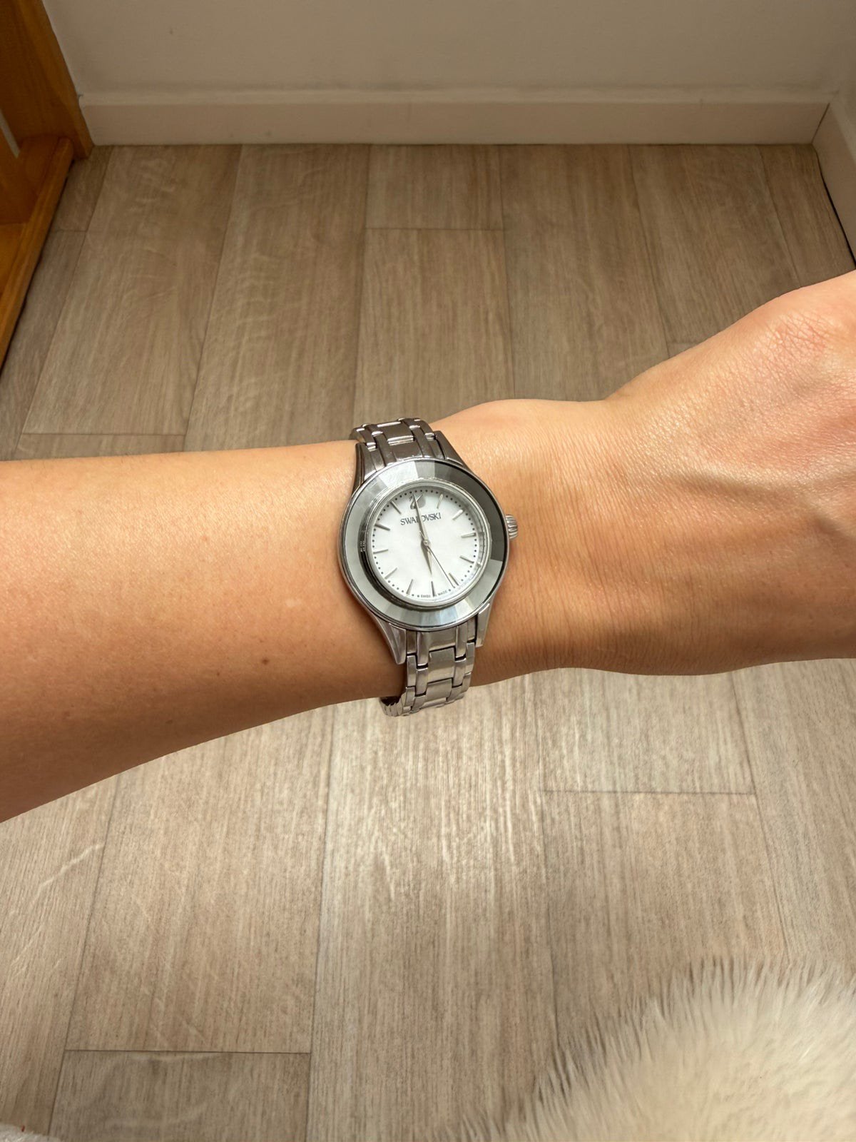 Swarovski horloge, Ophalen, Zo goed als nieuw, Staal, Overige merken