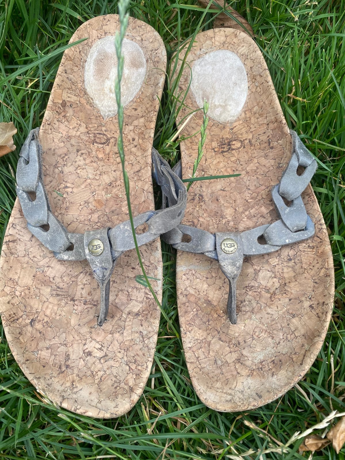 Kurken slippers Ugg mt 39, Kleding | Dames, Schoenen, Slippers, Bruin, Verzenden, Gedragen