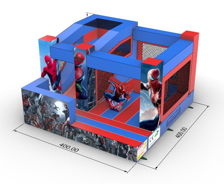 Spiderman springkussen, Ophalen