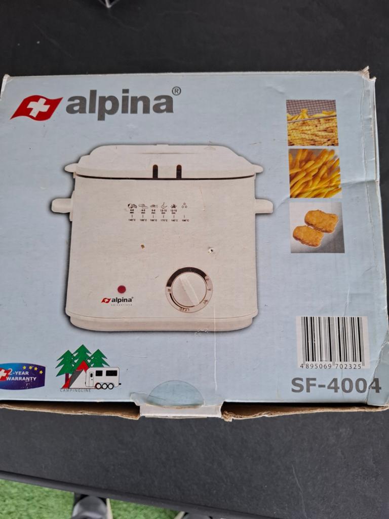 Alpina Friteuse SF-4004 - Compact en Handig, Witgoed en Apparatuur, Frituurpannen, Minder dan 1 liter, Ophalen of Verzenden, Gebruikt
