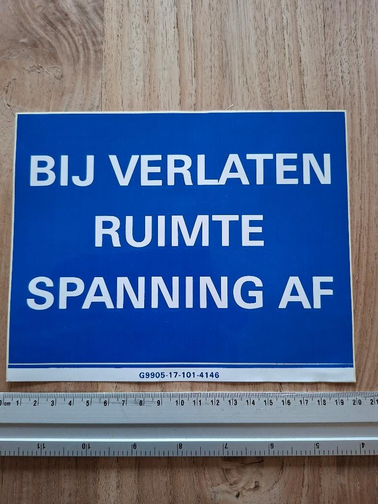 Sticker spanning af, Ophalen of Verzenden, Zo goed als nieuw, Overige typen