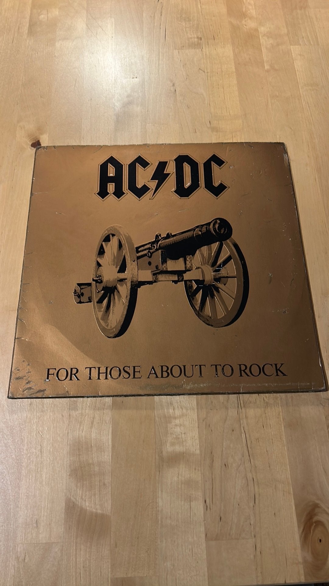 Vinyl lp AC/DC - For those about to rock, Ophalen of Verzenden, Gebruikt, LP