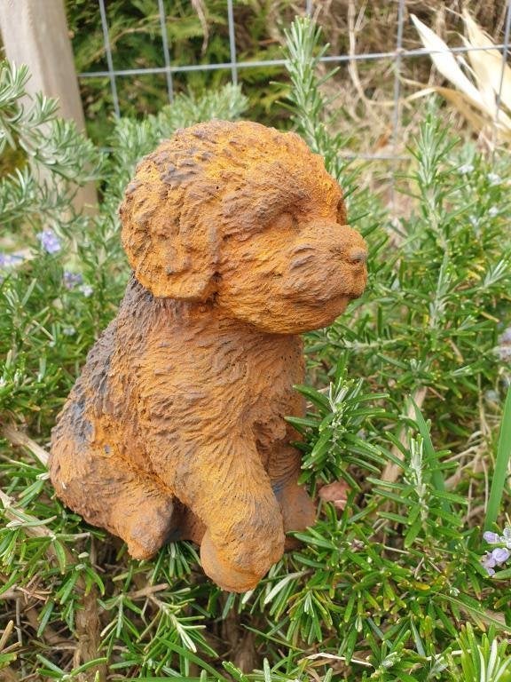 Tuinbeeld van een puppy hond, Ophalen of Verzenden, Atw, Atw, Nieuw