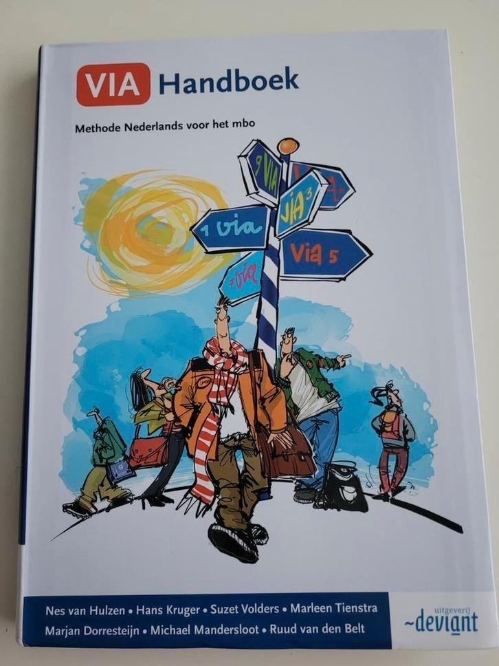 VIA Handboek MBO Nederlands, Ophalen of Verzenden, Zo goed als nieuw, MBO, Nes van Hulzen, Hans Kruger, Suzette Volders, Marleen Tienst