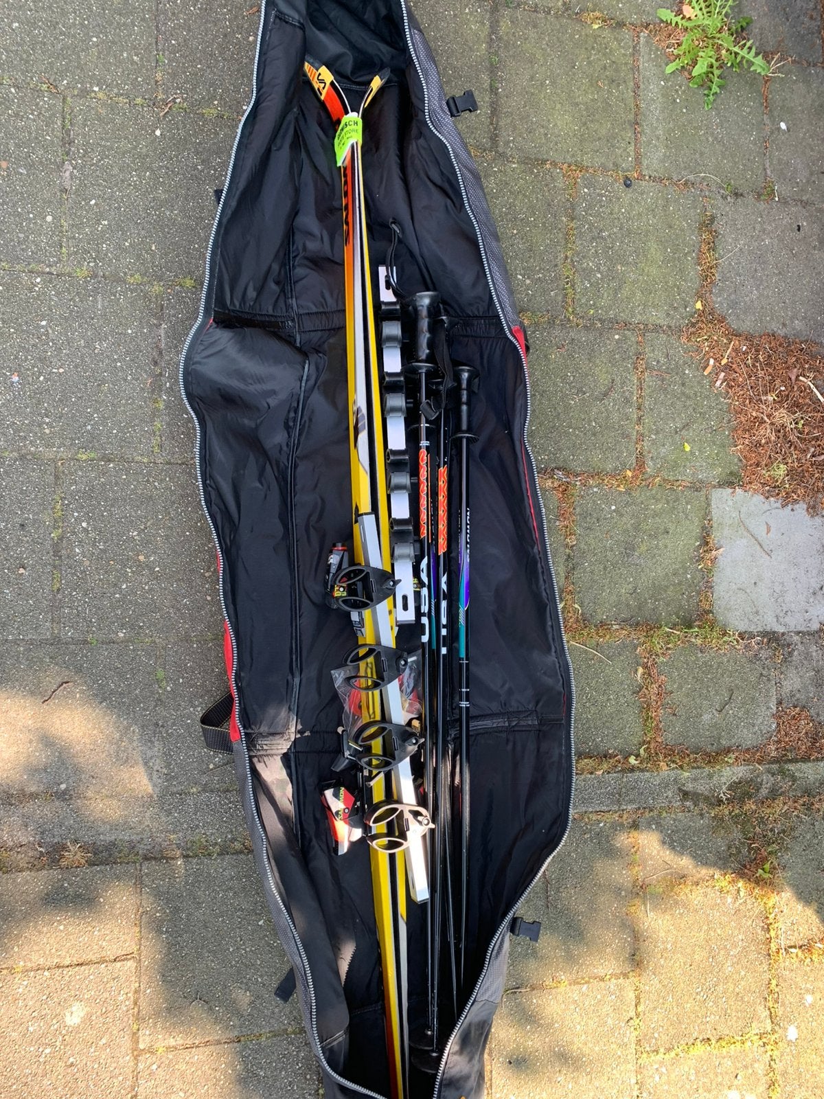 ski’s, stokken en bindingen, 160 tot 180 cm, Stokken, Zo goed als nieuw, Ophalen