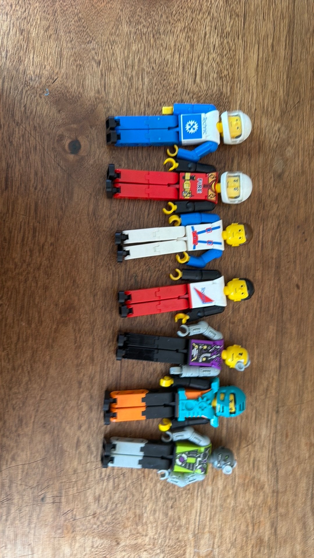 Vintage lego mini figuren 6, Ophalen of Verzenden, Gebruikt
