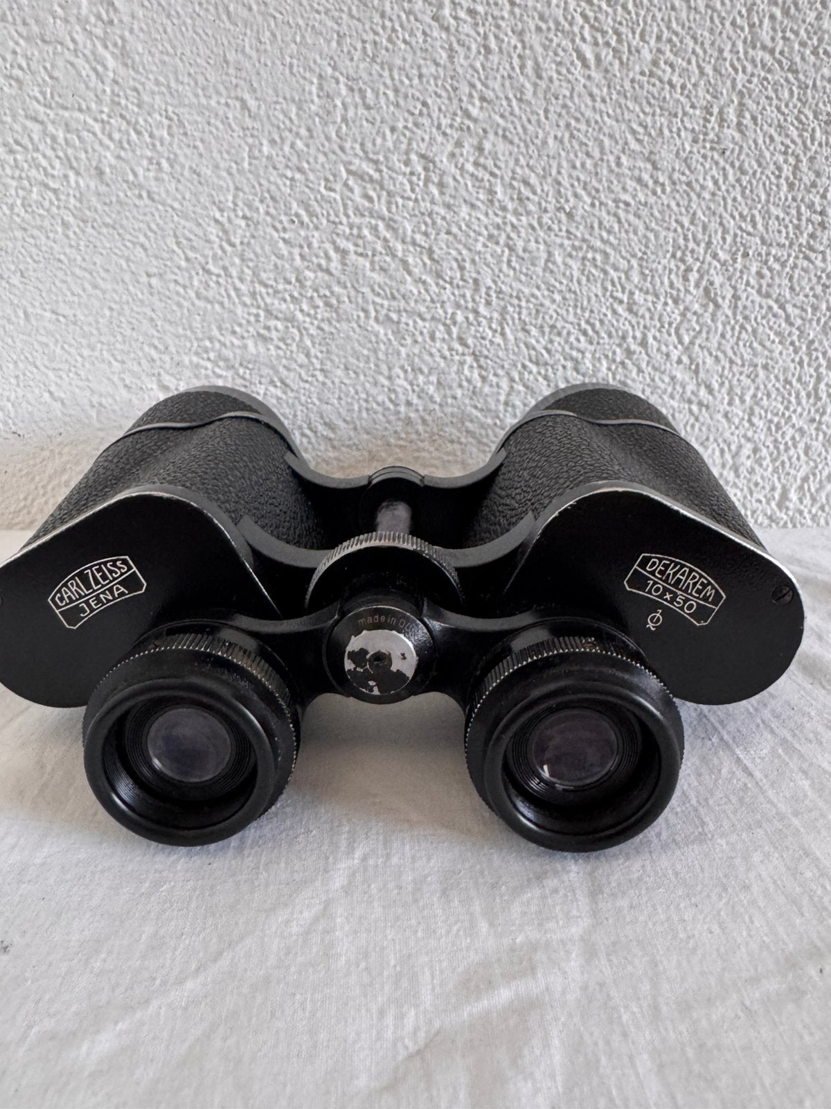 Carl Zeiss Jena Dekarem 10x50 verrekijker, Ophalen of Verzenden, Zo goed als nieuw, 8 tot 12x