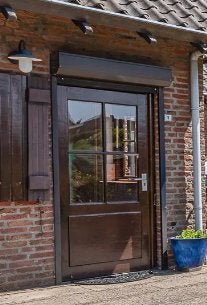 Verschillende elektrische rolluiken, Ophalen, Gebruikt, Bruin, Elektrische bediening