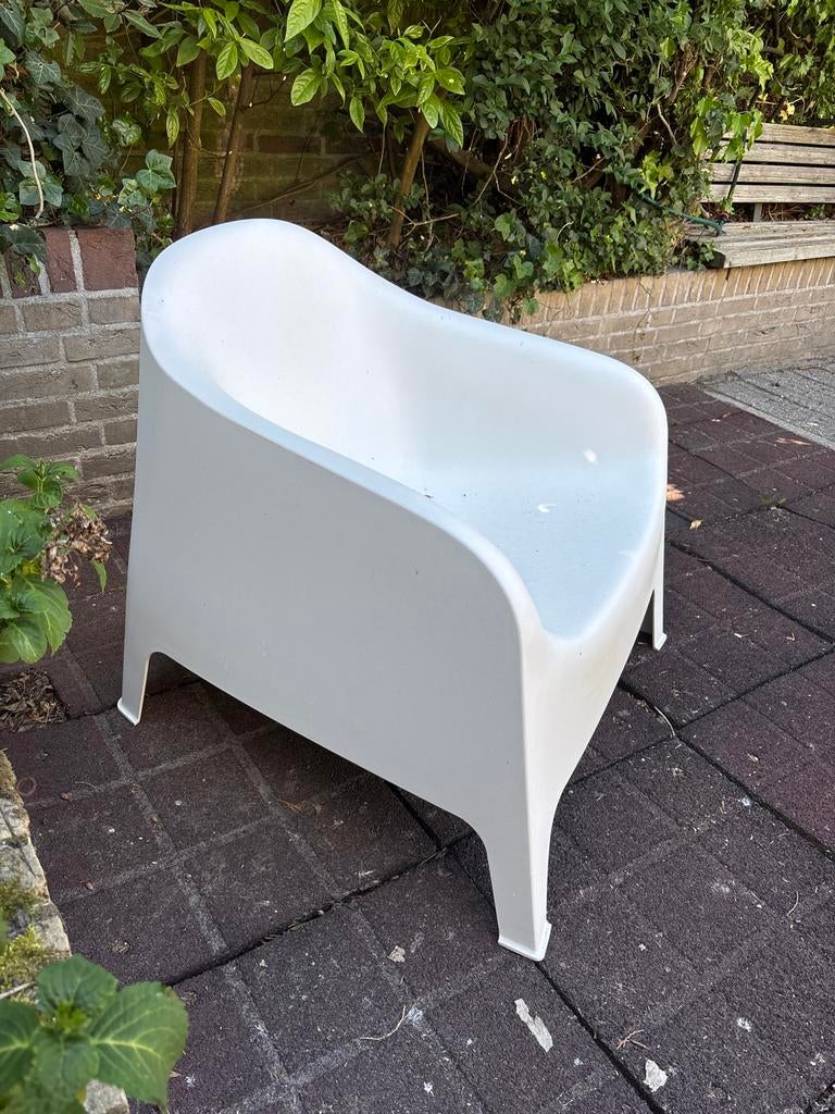 IKEA tuinmeubel wit, Tuin en Terras, Tuinstoelen, Ophalen of Verzenden, Zo goed als nieuw, Kunststof