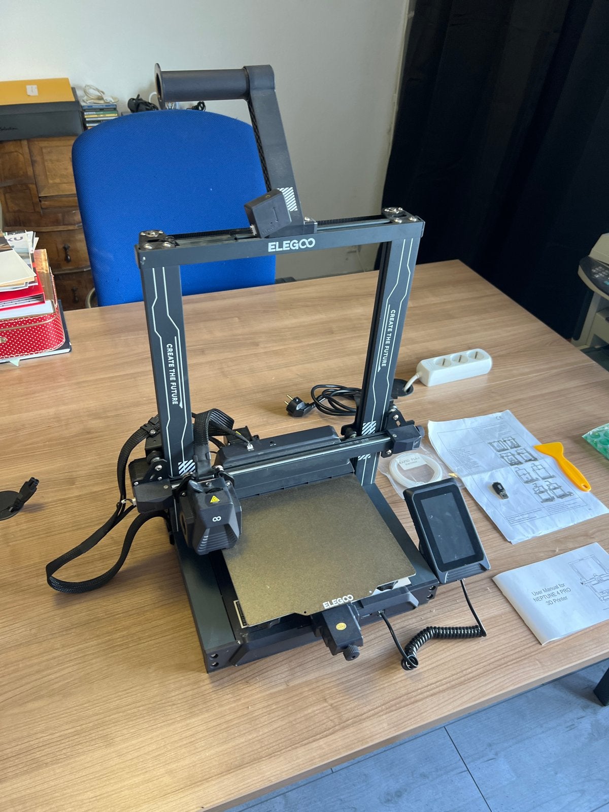 Elegoo Neptune 4 Pro 3D-printer - Zo goed als nieuw, Computers en Software, Ophalen, Zo goed als nieuw, Filament