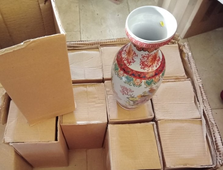 Partij Chinese vazen, Ophalen, Nieuw