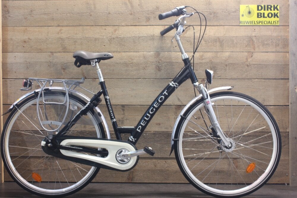 Peugeot damesfiets 7v D50 zwart met 3 mnd garantie, Niet ingevuld, Gebruikt, Niet ingevuld, Niet ingevuld