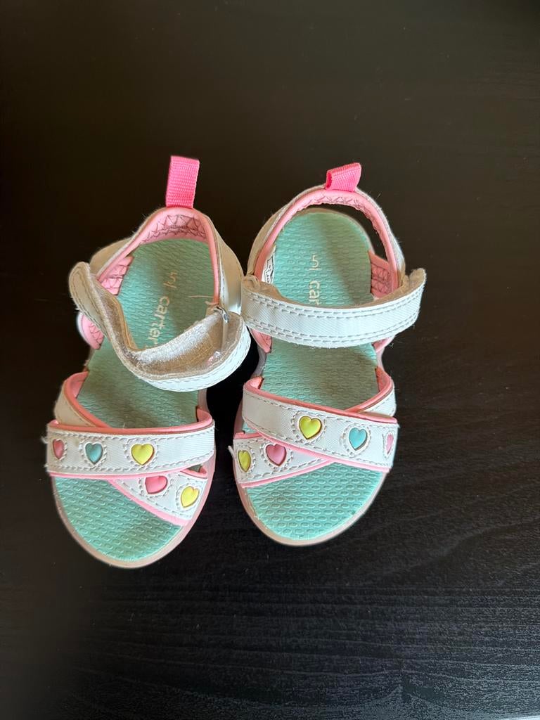 Carters sandalen kids maat 20 met lichtjes, Ophalen of Verzenden, Gebruikt, Jongen of Meisje, Schoenen