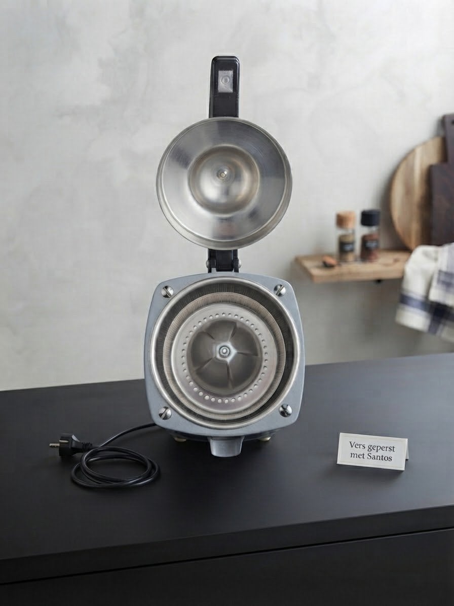 Santos Type 10 Professionele Citruspers – Gereinigd & Getest, Ophalen of Verzenden, Refurbished, Elektrisch, Citruspers