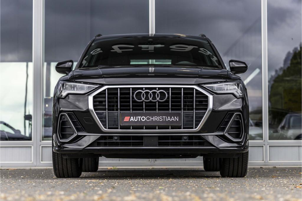Audi Q3 35 TFSI S Line Pro Line S | LED | Leder (bj 2019), Auto's, 12 maanden, 4 cilinders, Zwart, Leder
