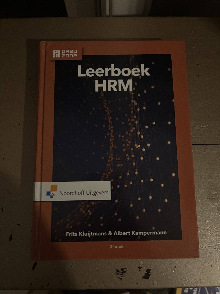 Leerboek HRM, Boeken, Noordhoff, Zo goed als nieuw, Alpha, HBO