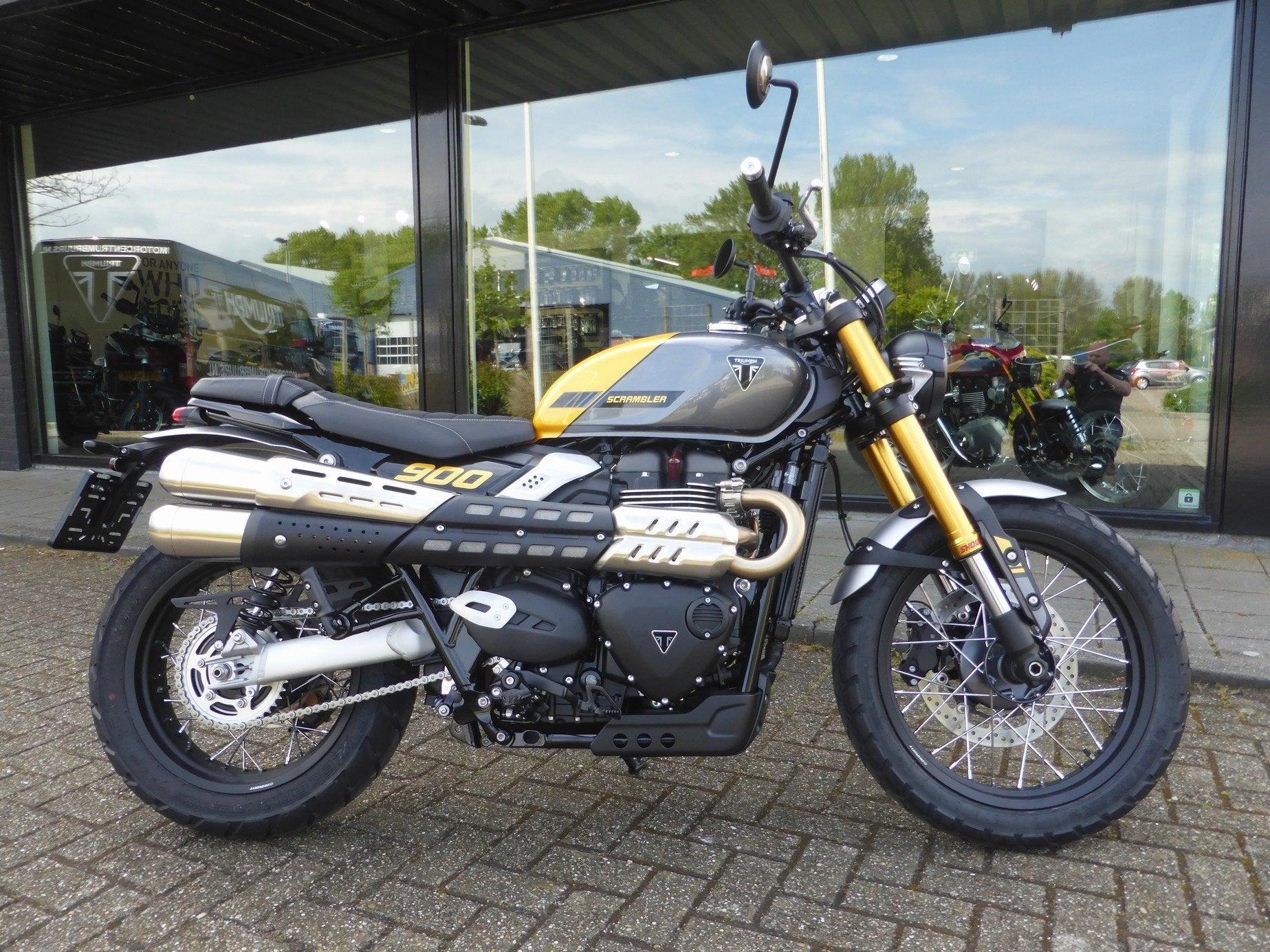 Triumph Scrambler 900 NEW Scrambler 900 (bj 2026), Motoren, Triumph Motocycles, Bedrijf, 900 cc, Triumph.Benelux@triumph.co.uk