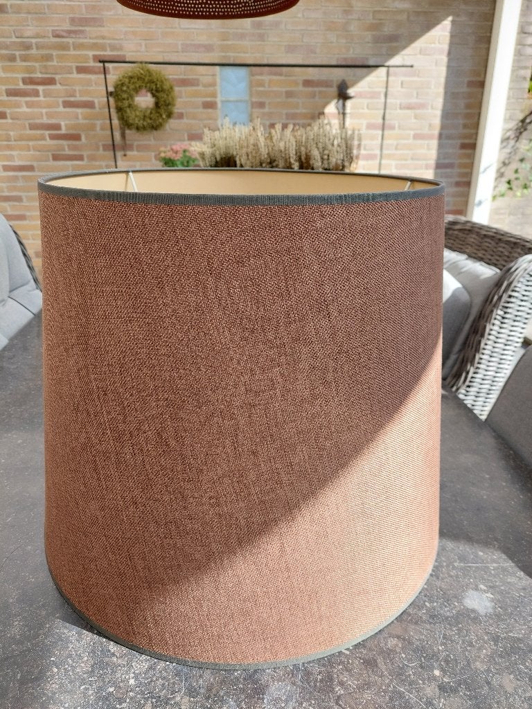 lampenkap, Huis en Inrichting, Ophalen, Bruin, Rond, Nieuw