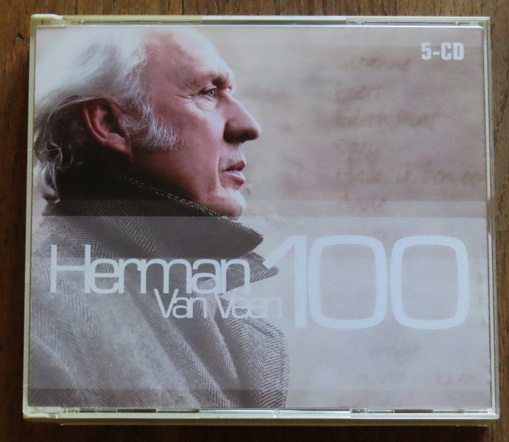 5 CD Box: Herman van Veen: 100, Ophalen of Verzenden, Gebruikt