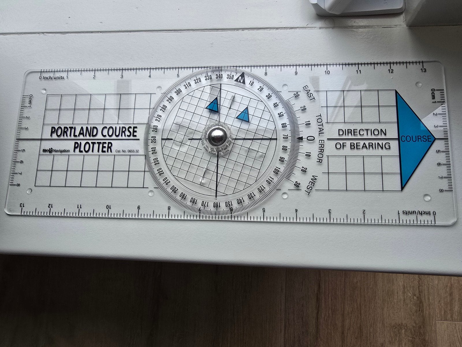 Portland Koersplotter (Bretonse Plotter) –Voor vaarbewijs 2, Watersport en Boten, Navigatiemiddelen en Scheepselektronica, Ophalen of Verzenden