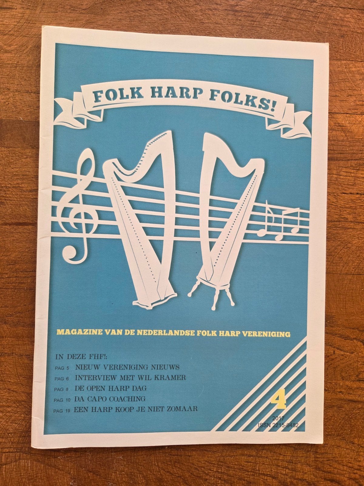 Folk Harp Folks! Magazine - Nederlandse Folk Harp Vereniging, Ophalen of Verzenden
