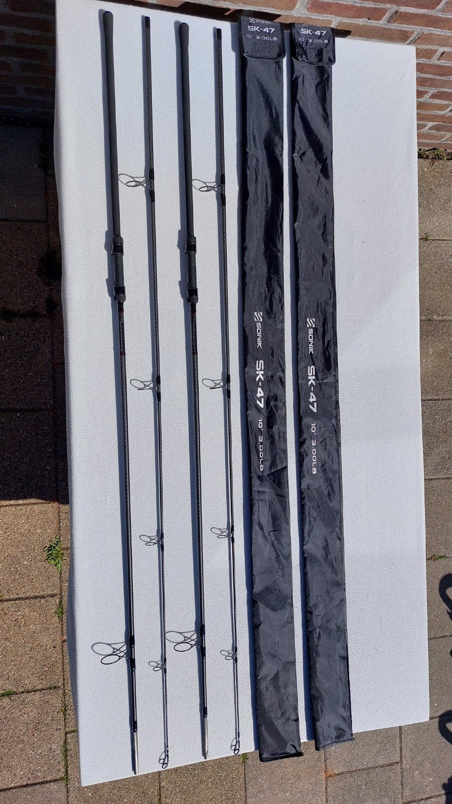 2 x nieuwe sonik sk-47 10ft 3lb, Ophalen of Verzenden, Nieuw, Werphengel