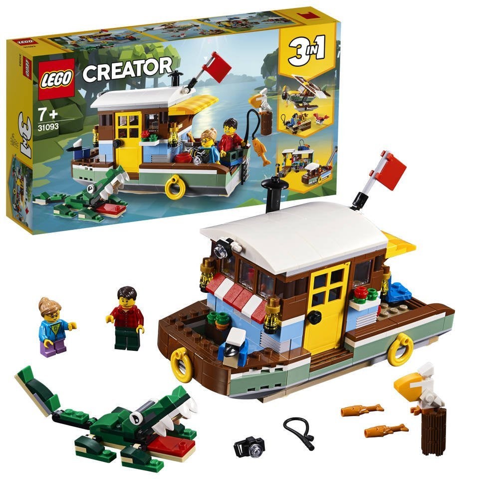 31093 LEGO Creator 3in1: Woonboot aan de rivier -Nieuw!!, Lego, Nieuw, Ophalen of Verzenden, Ongeopend/sealed