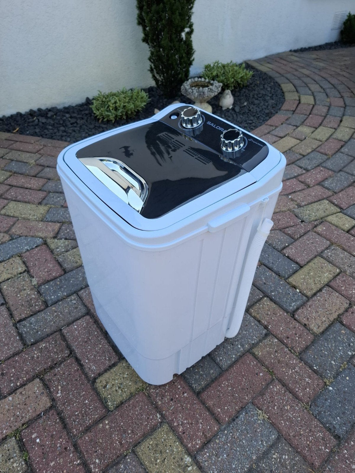 Salora camping wasmachine, Caravans en Kamperen, Ophalen, Zo goed als nieuw